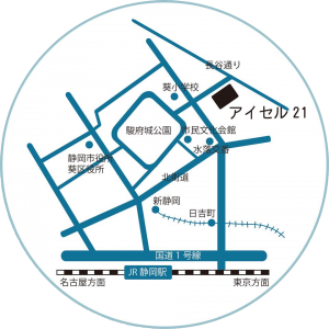 アイセル21の地図丸